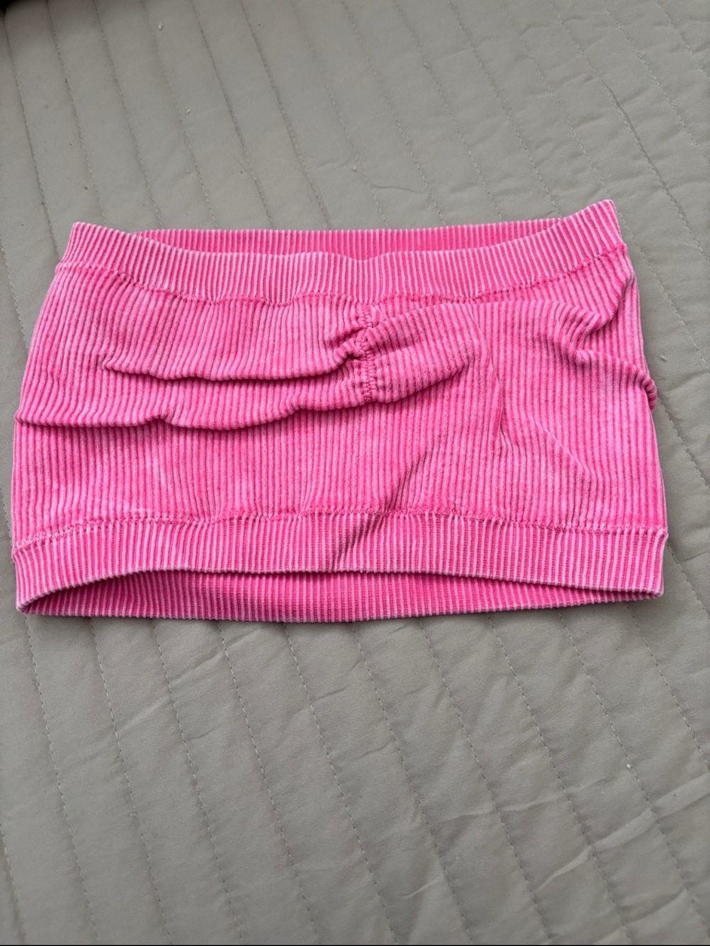 American Eagle Outfitters Hot Pink Ribbed Tube top